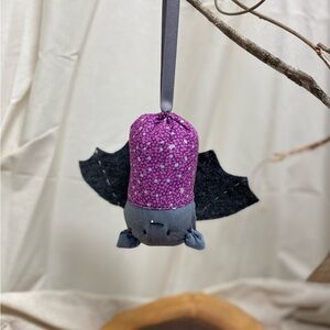 purple Bat Ornament spooky cute Halloween Décor